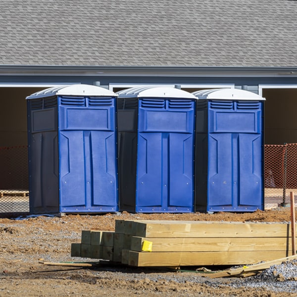 how often are the porta potties cleaned and serviced during a rental period in Marina Del Rey